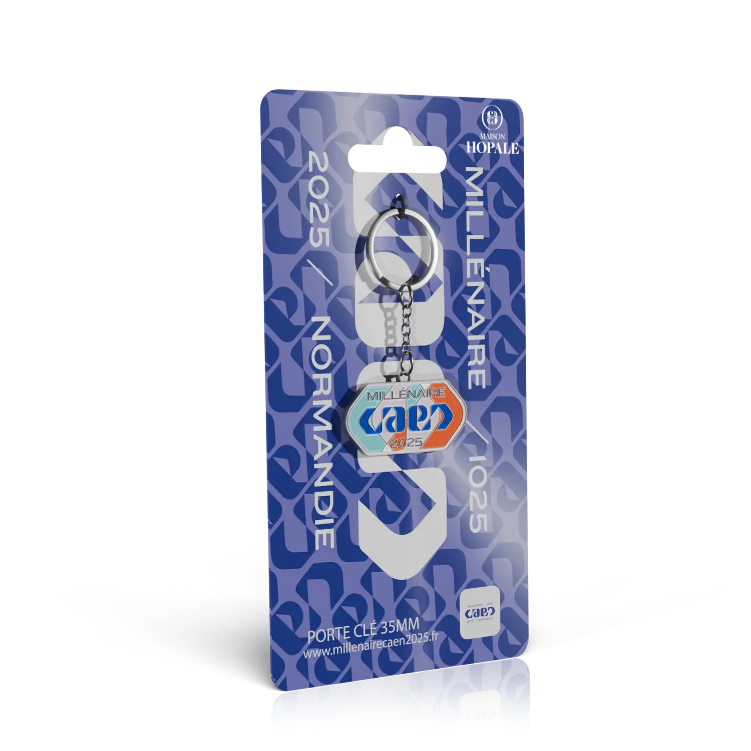 porte clé avec packaging millènaire de caen