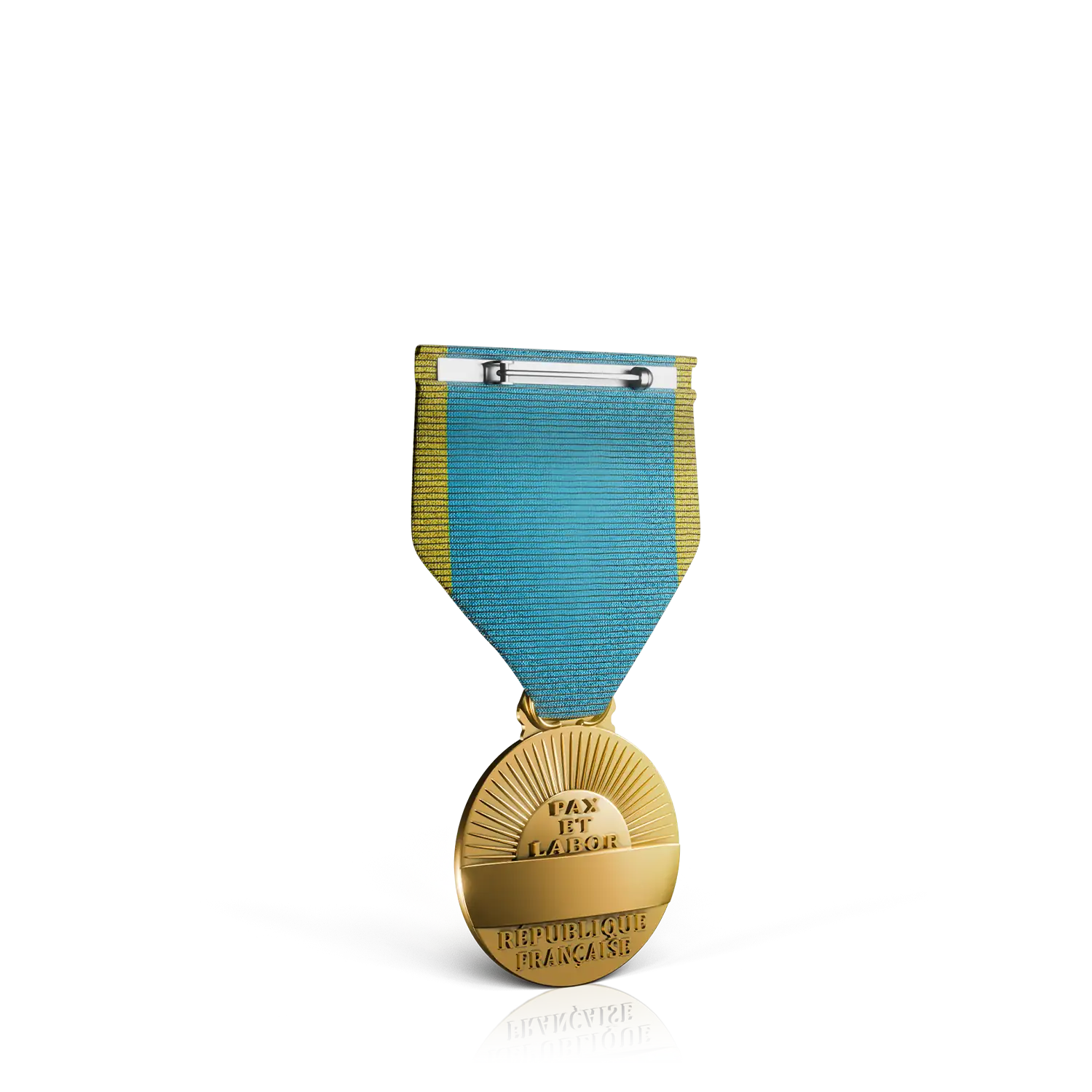 médaille jeunesse échellon or verso