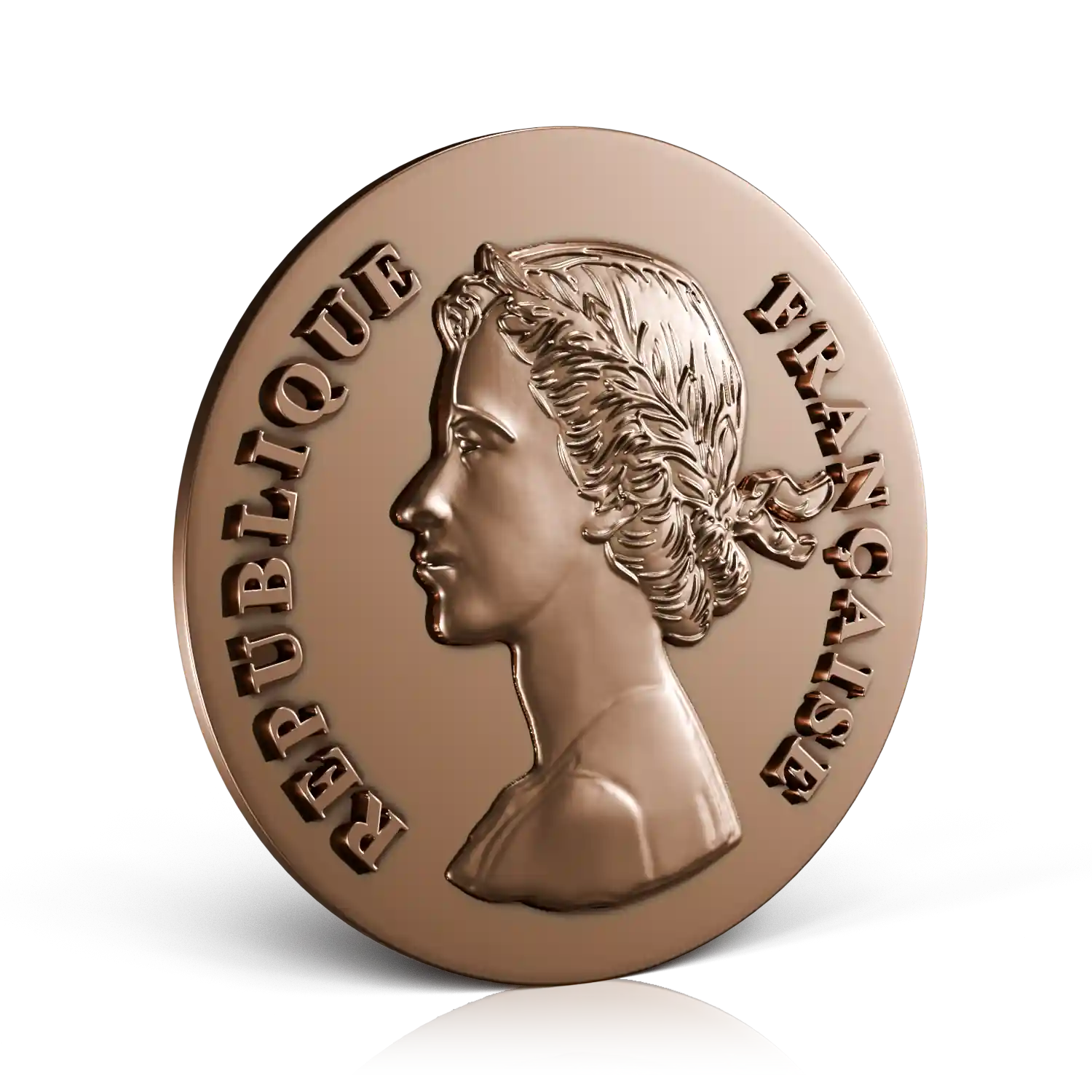 médaille république française bronze recto