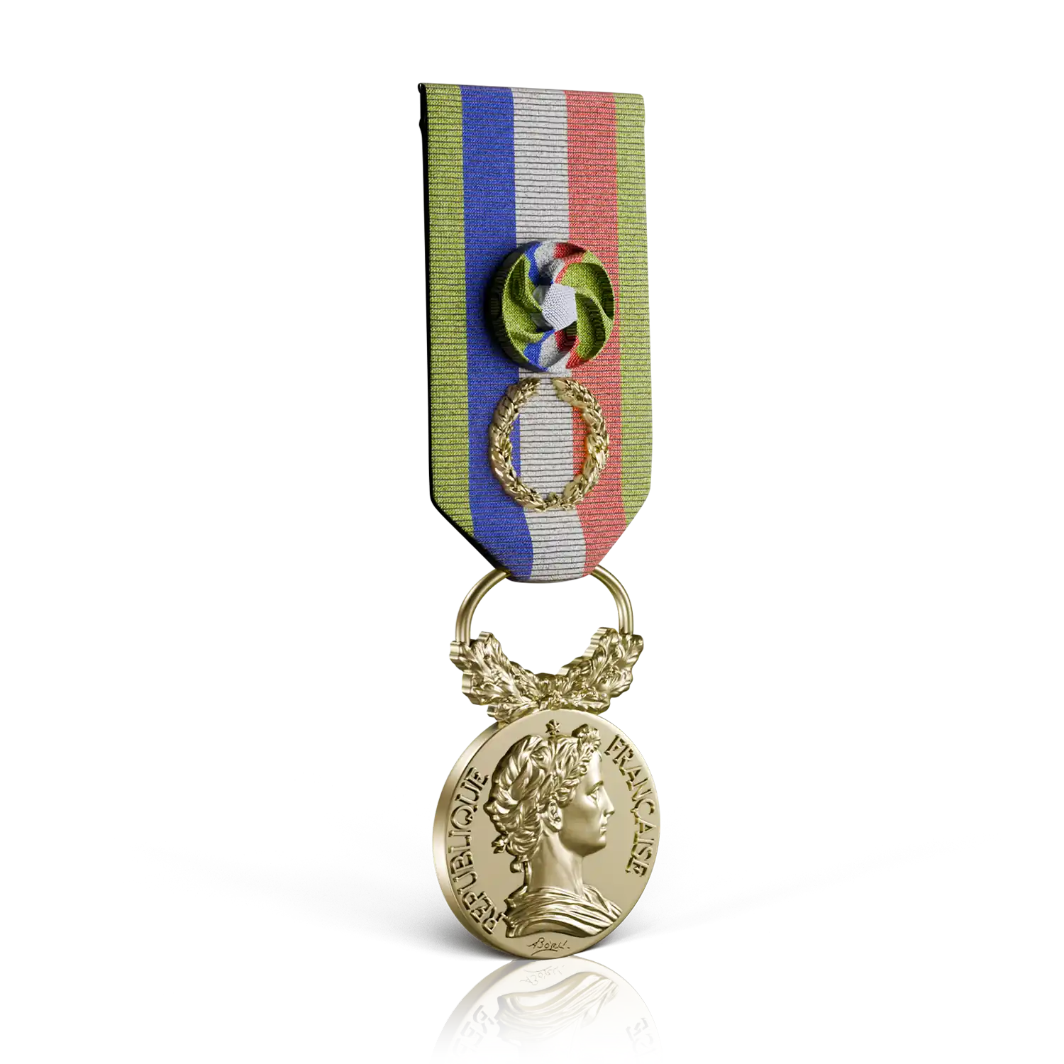 médaille du travail agricole échelon grand or recto