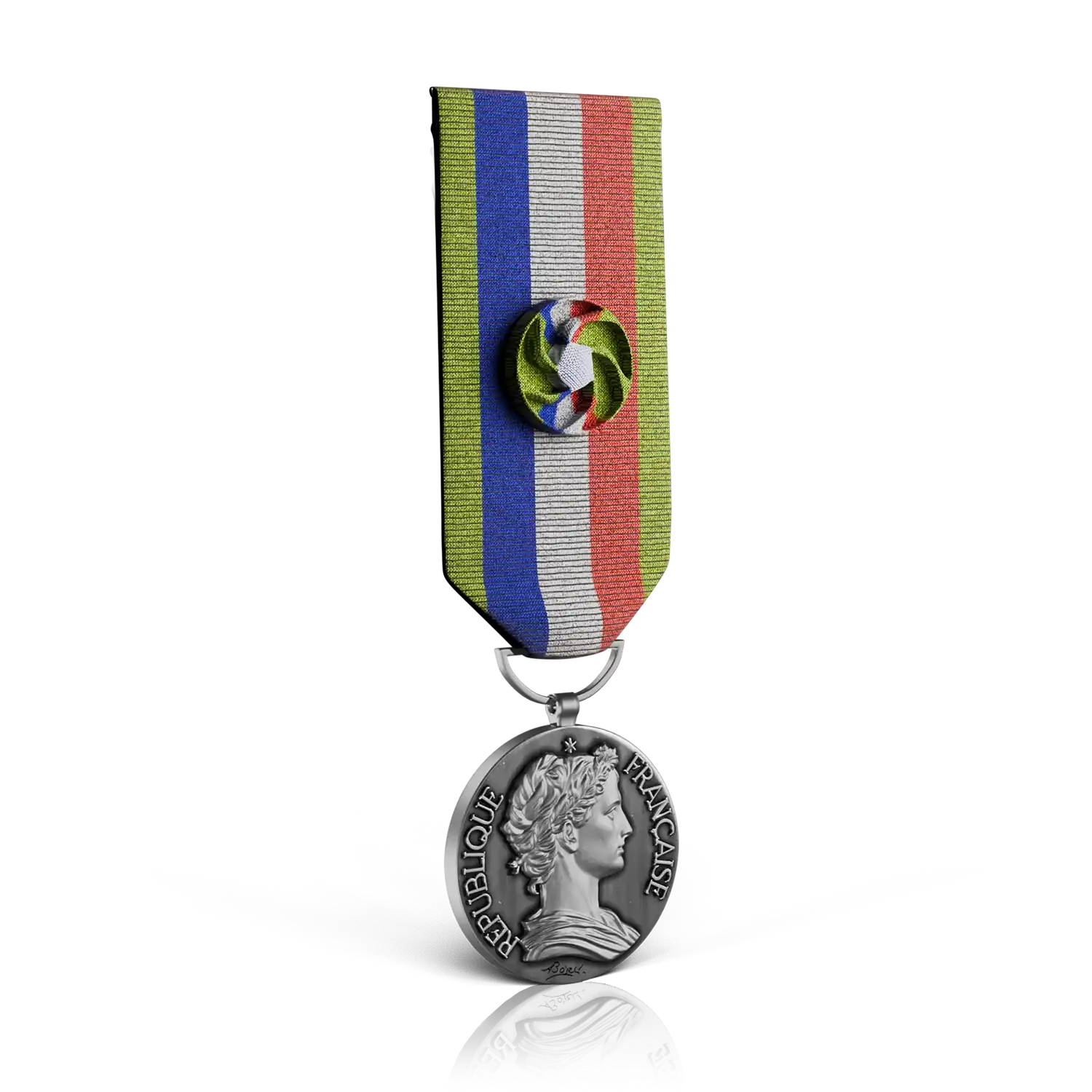 médaille travail agricole argent recto