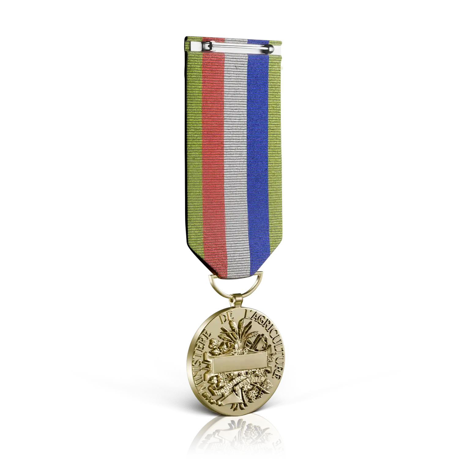médaille travail agricole vermeil verso