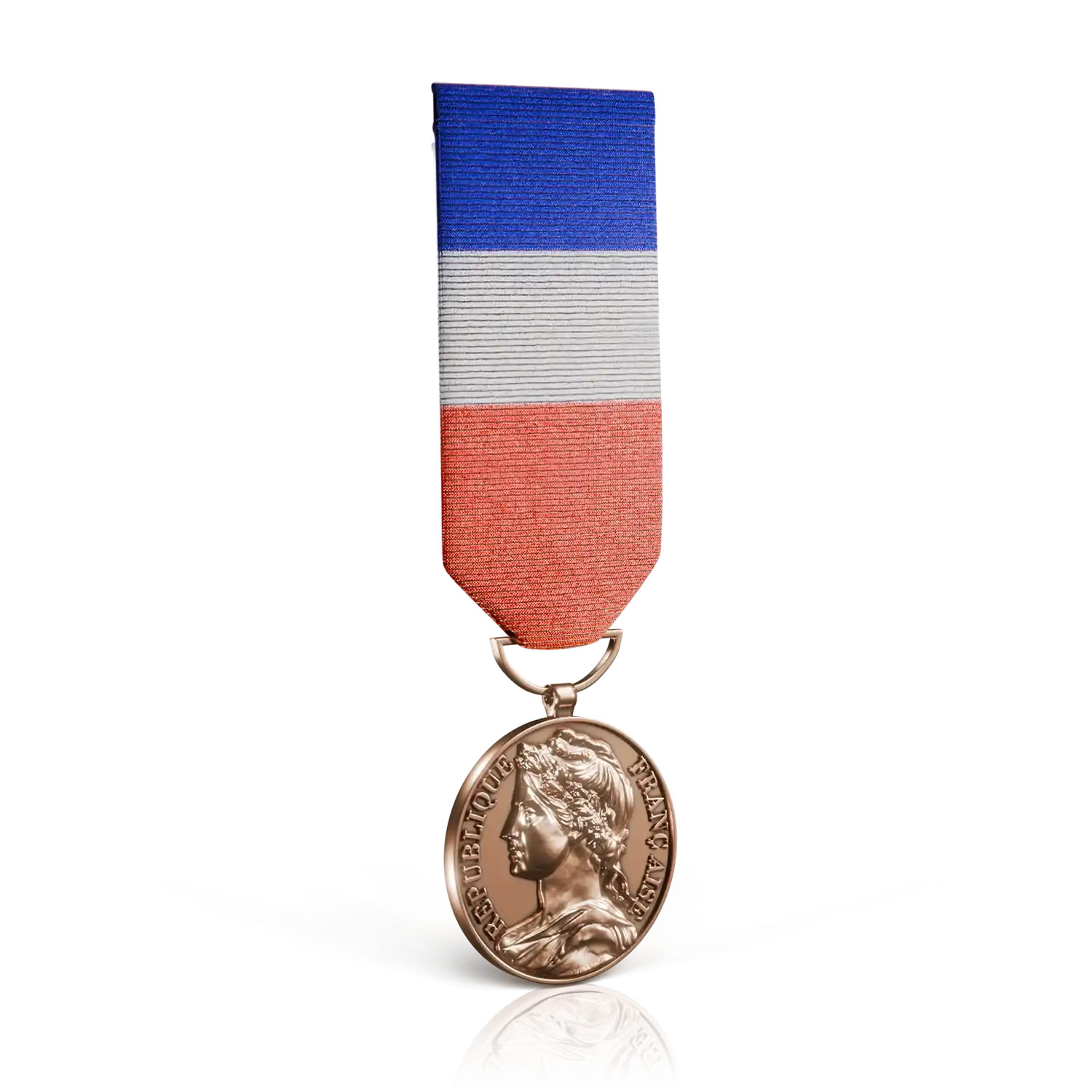 médaille travail bronze recto
