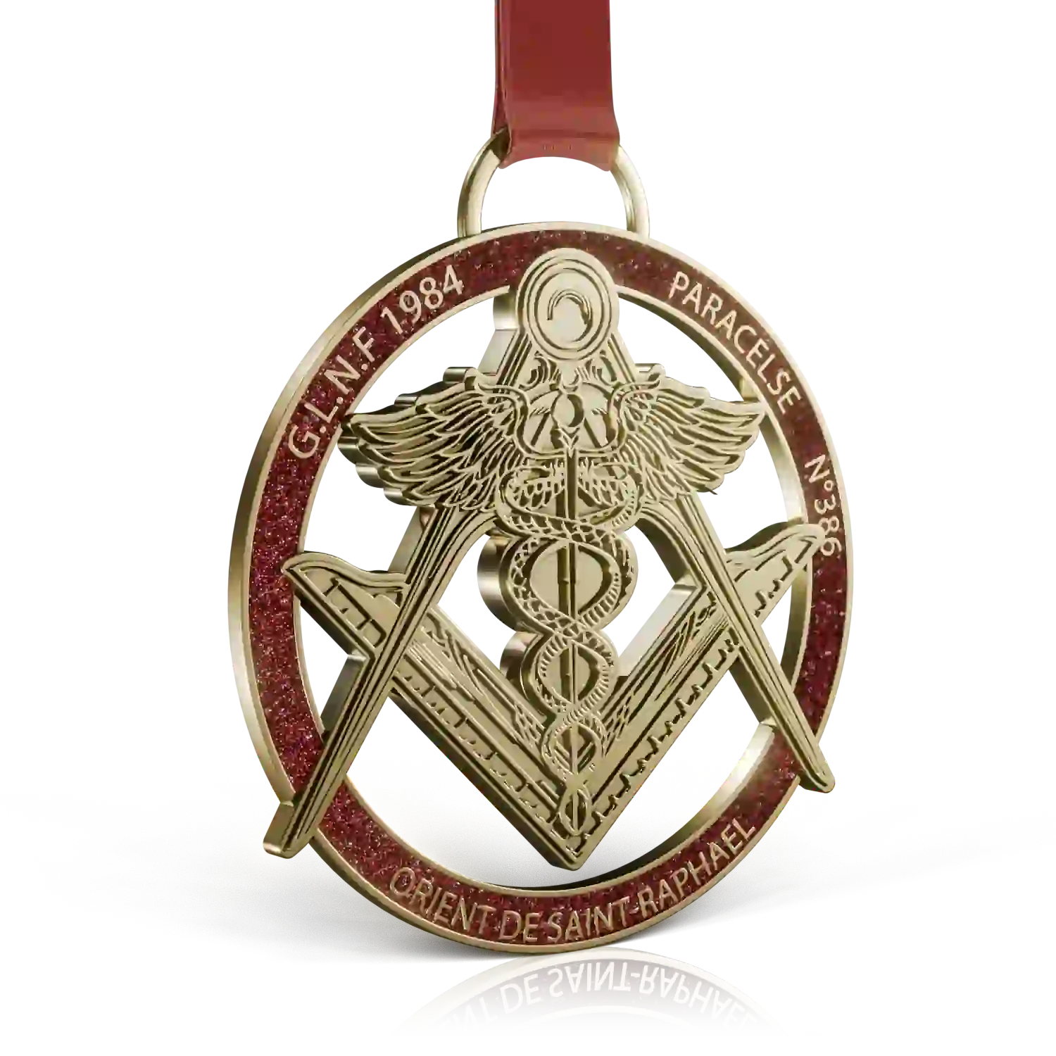 médaille dorée franc maçon