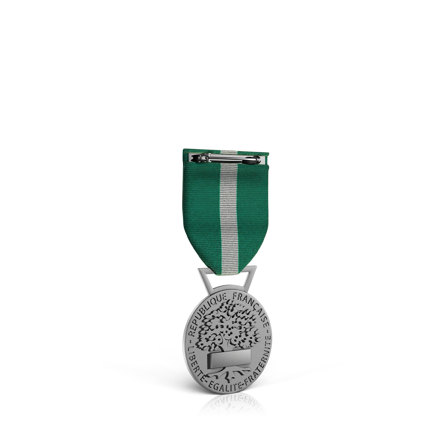 médaille honneur collectivité argent verso
