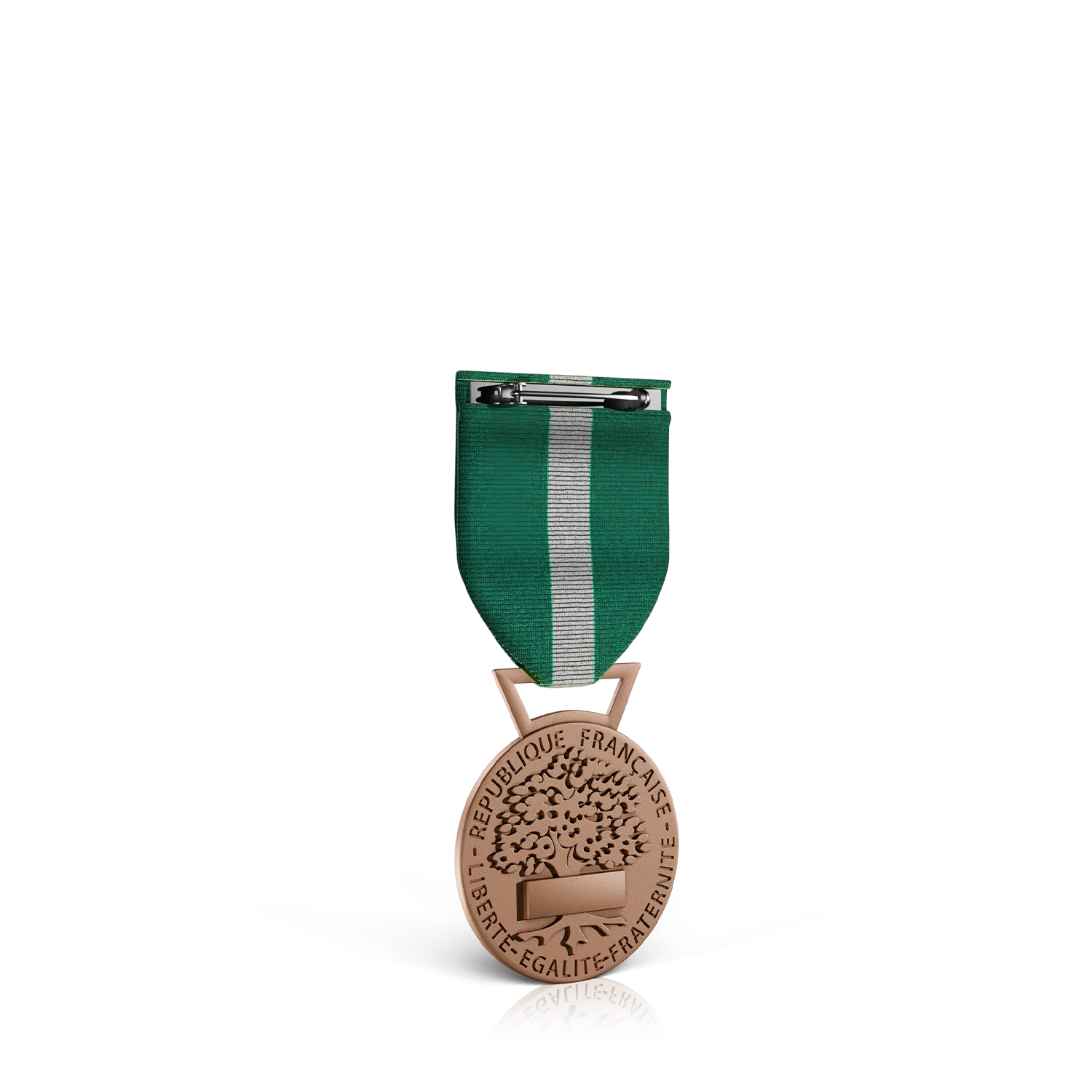 médaille honneur collectivité bronze verso