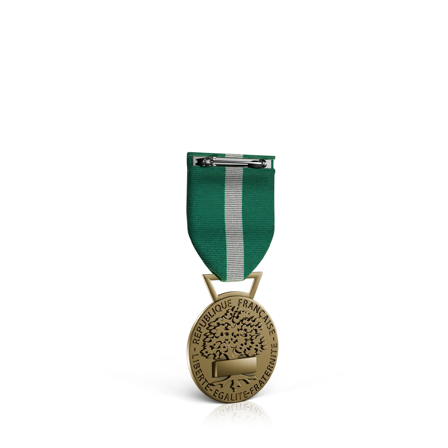 médaille honneur collectivité or verso