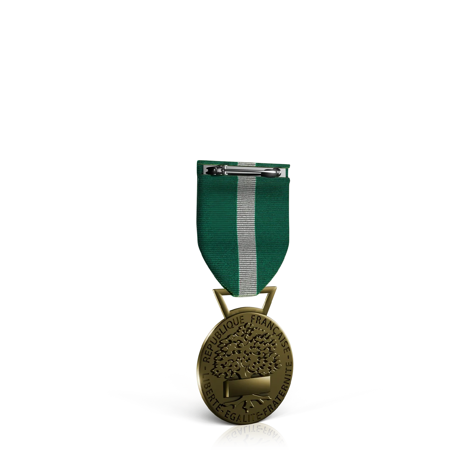 médaille honneur collectivité vermeil verso