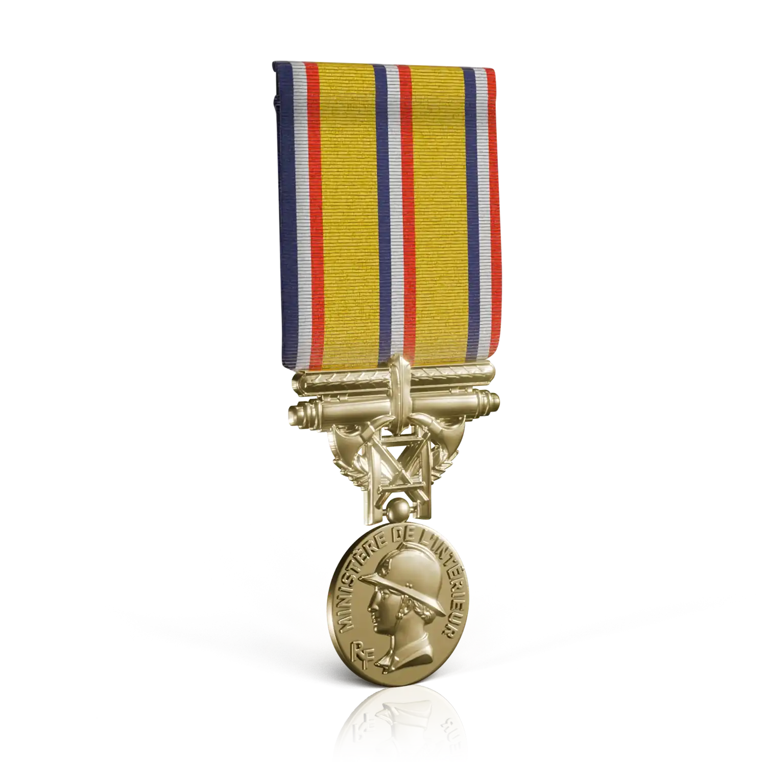 médaille sapeur pompier honneur grand or recto