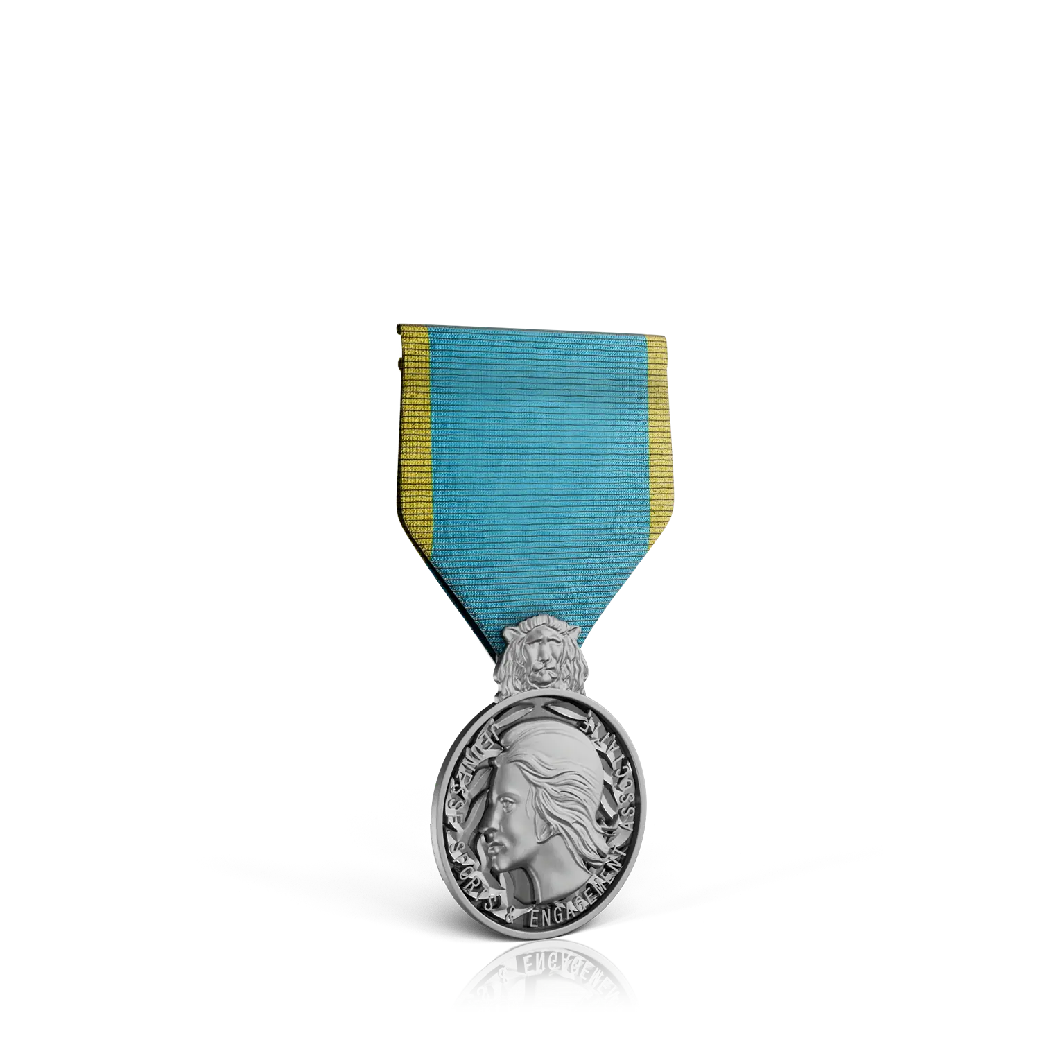 médaille jeunesse et sport argent recto