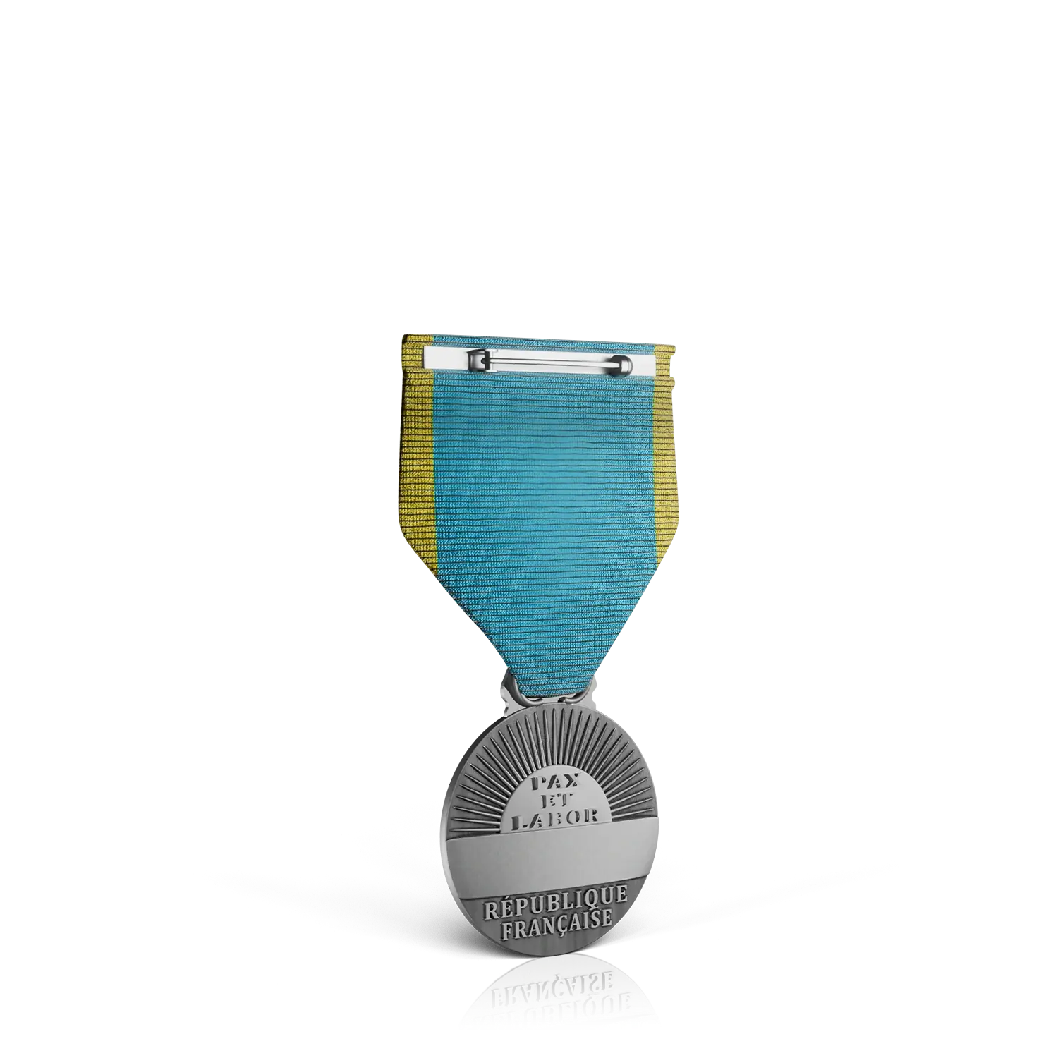 médaille jeunesse et sport argent verso