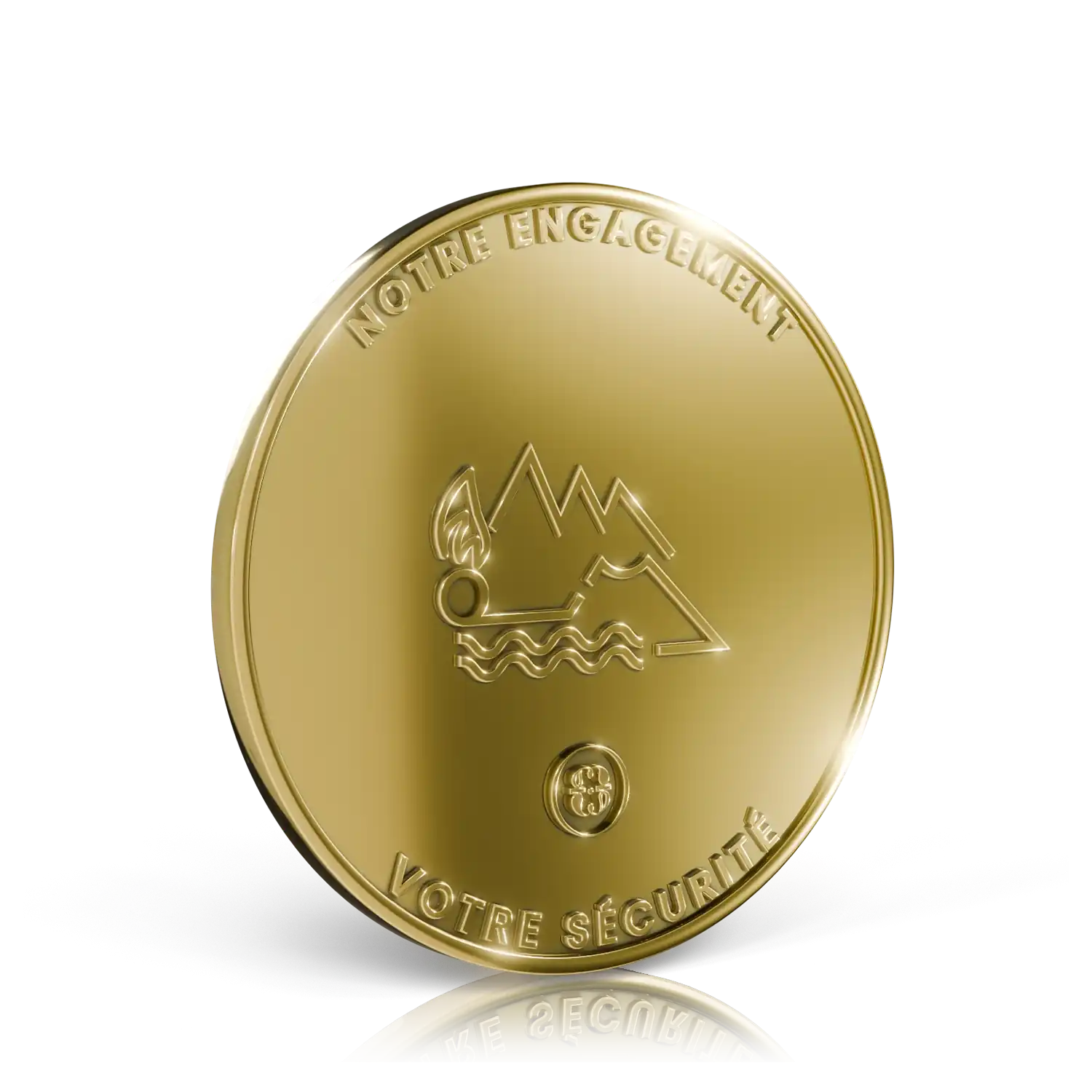 médaille région de gendarmerie auvergne rhones alpes verso