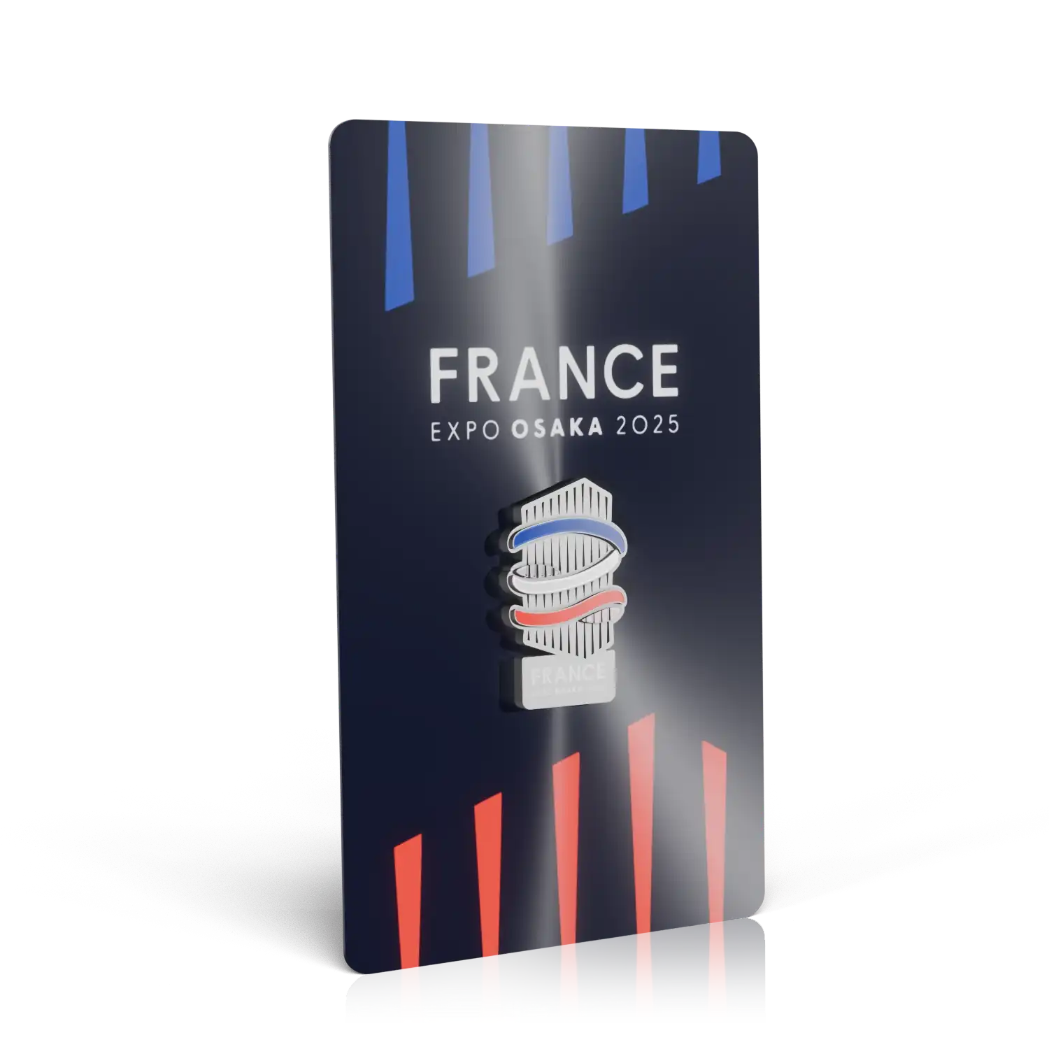 pin's cofrex argenté  avec packaging