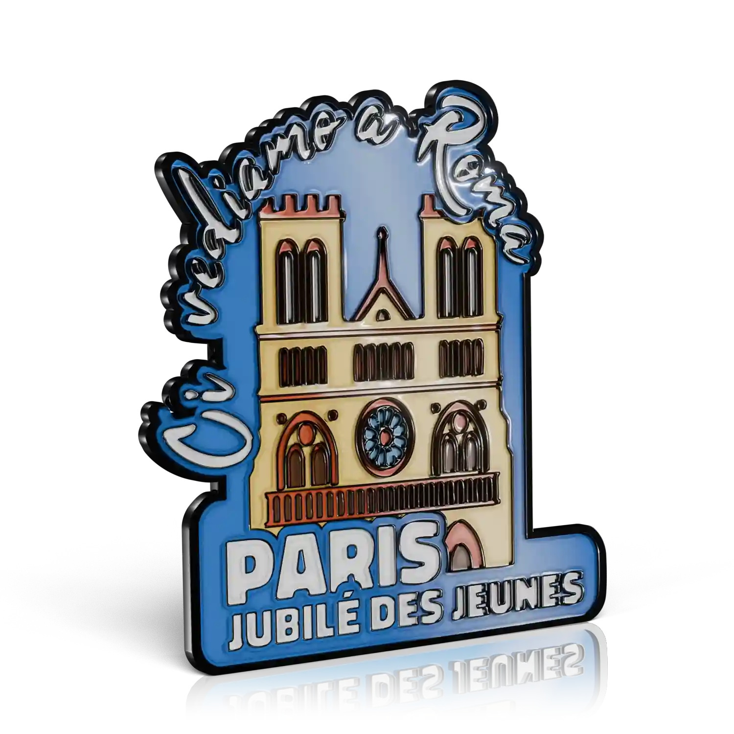 pins noir émaillé jubilé des jeunes de paris